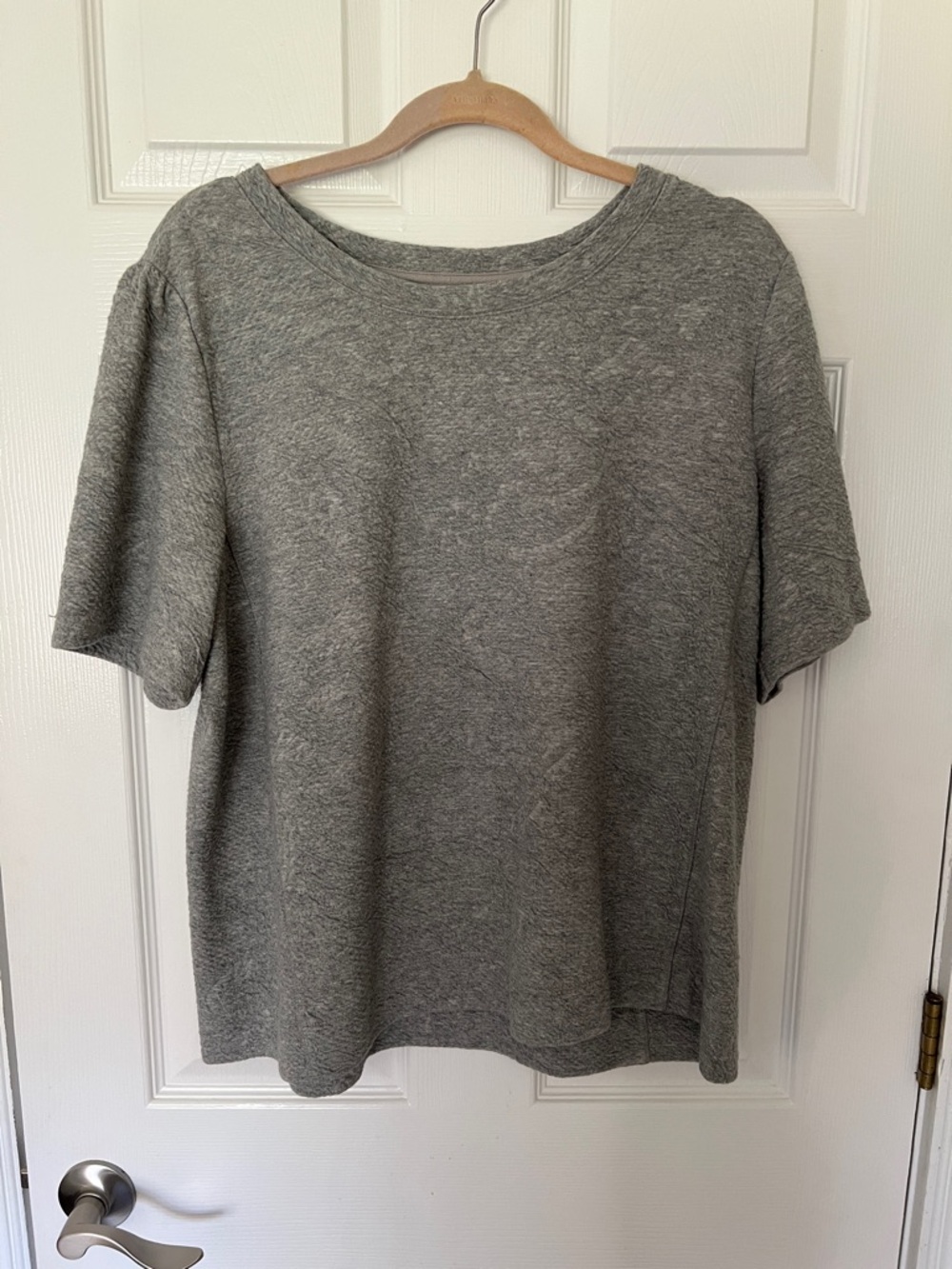 Short Sleeve fancy Gray Sweatshirt